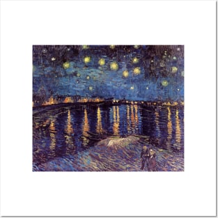 Starry Night Over the Rhone by Vincent Van Gogh Posters and Art